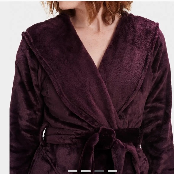 UGG Miranda Hooded Robe in light pink - size XS - Picture 7 of 7